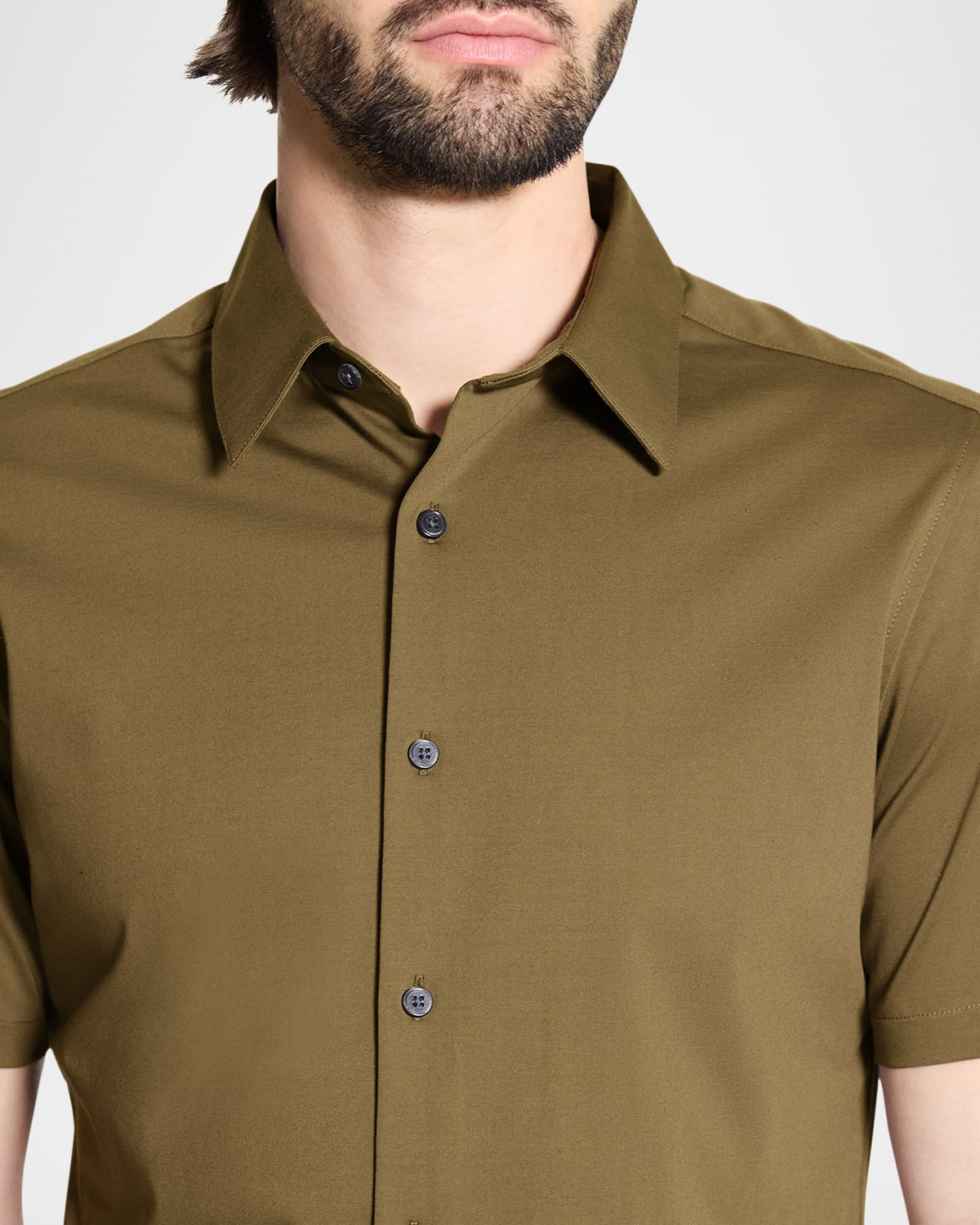 Men's Irving Short Sleeve Shirt in Structure Knit - 6