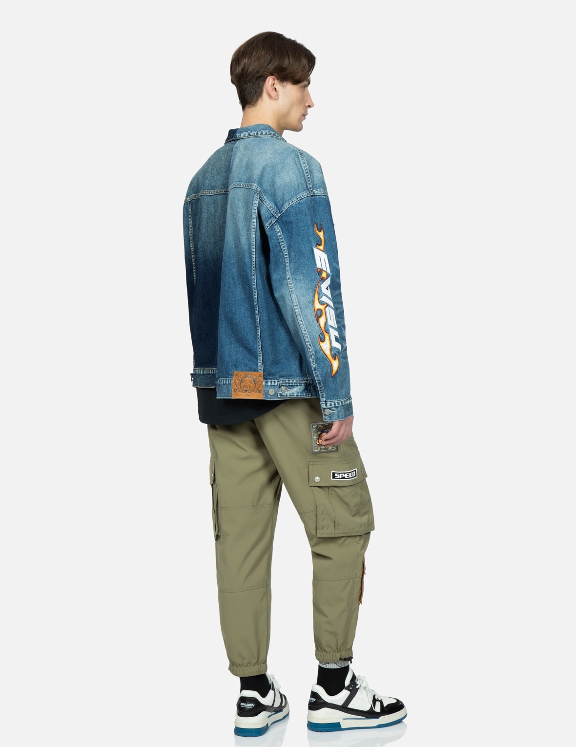 GODHEAD APPLIQUÉ LOOSE FIT JOGGER PANTS - 4