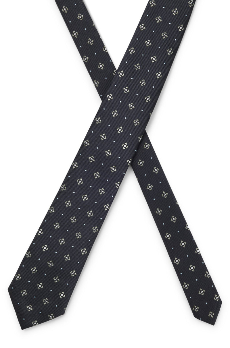 DIAGONAL-STRIPE TIE IN A SILK BLEND 4