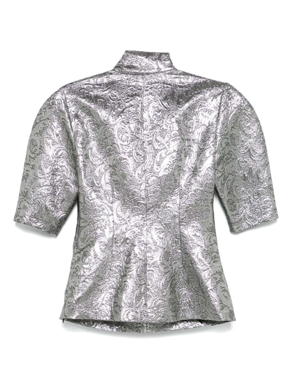 metallic-effect blouse - 2