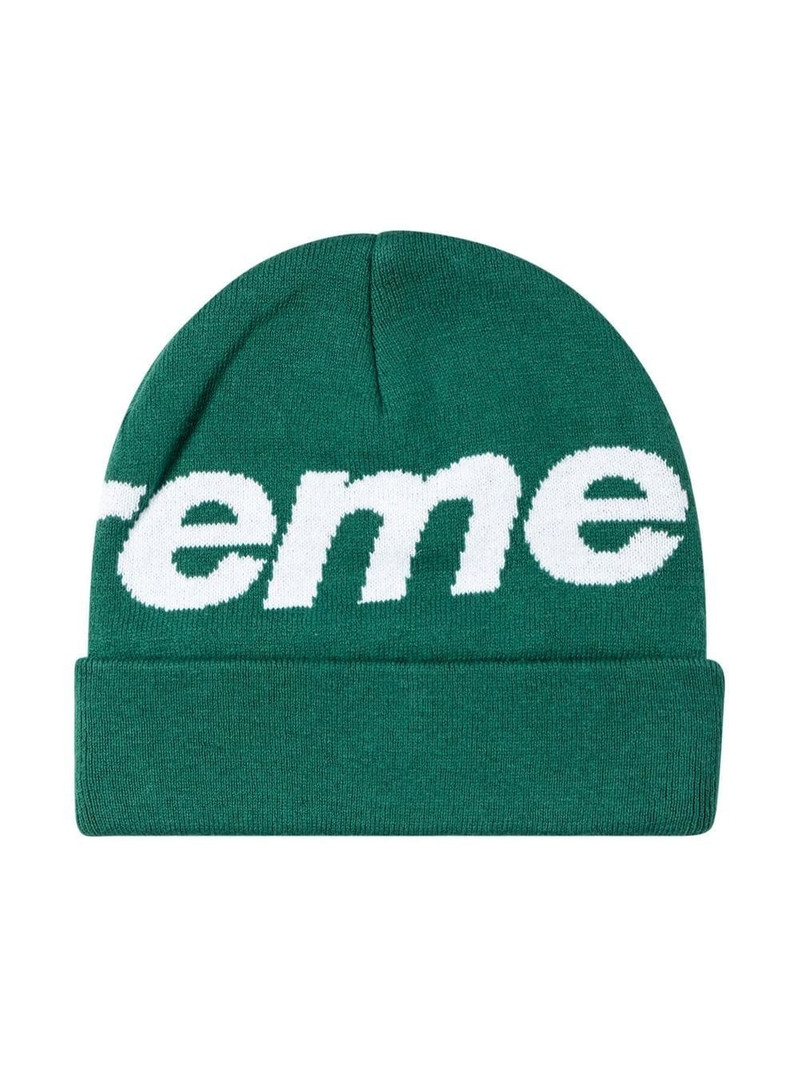 Supreme big logo beanie outlook