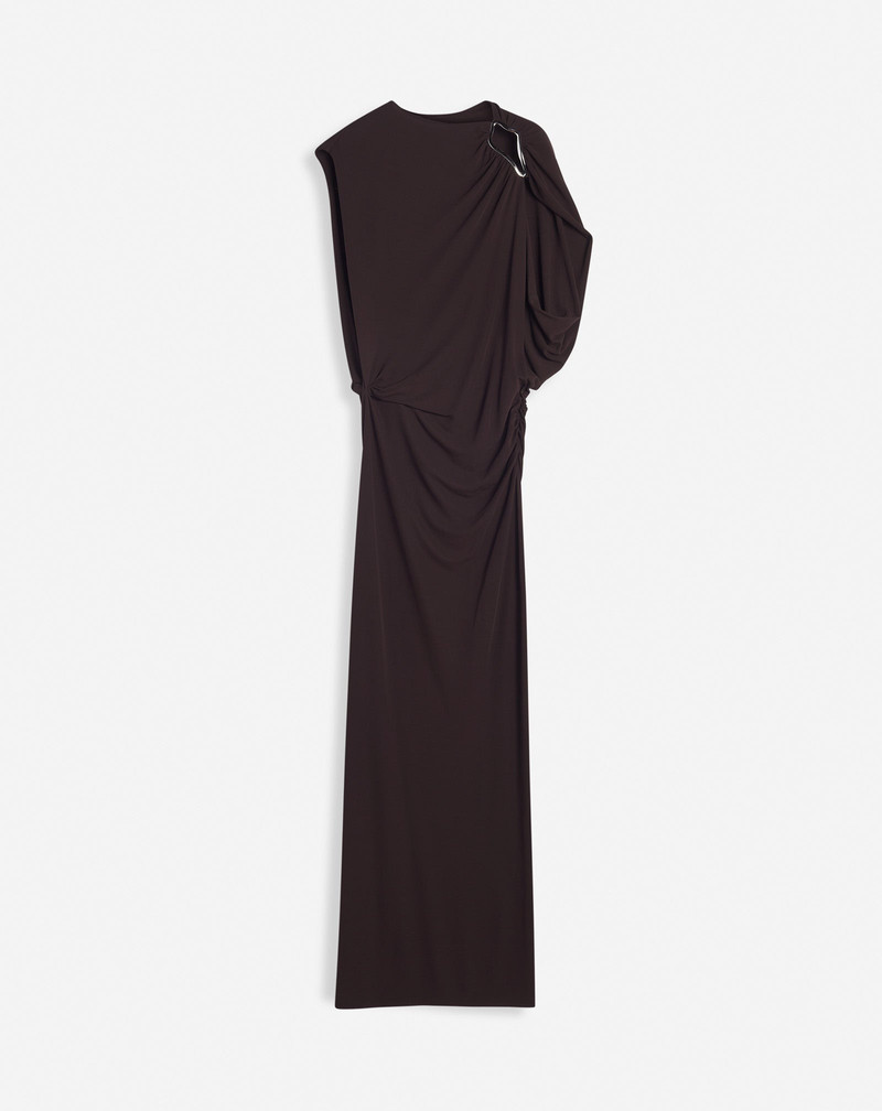 SLEEVELESS DRAPED DRESS - 1