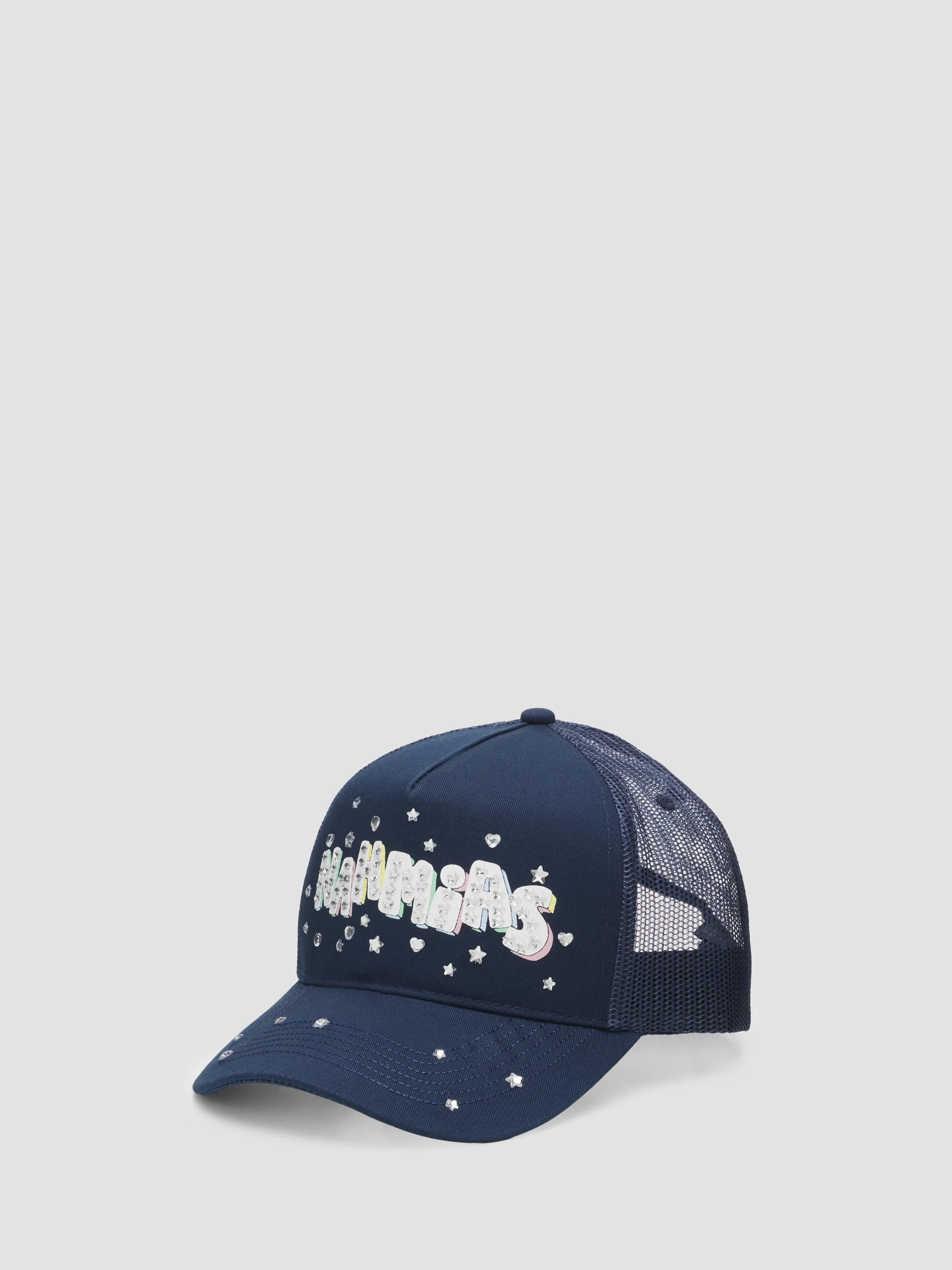 Men's Flower Trip Trucker Hat - Steel Blue - 1