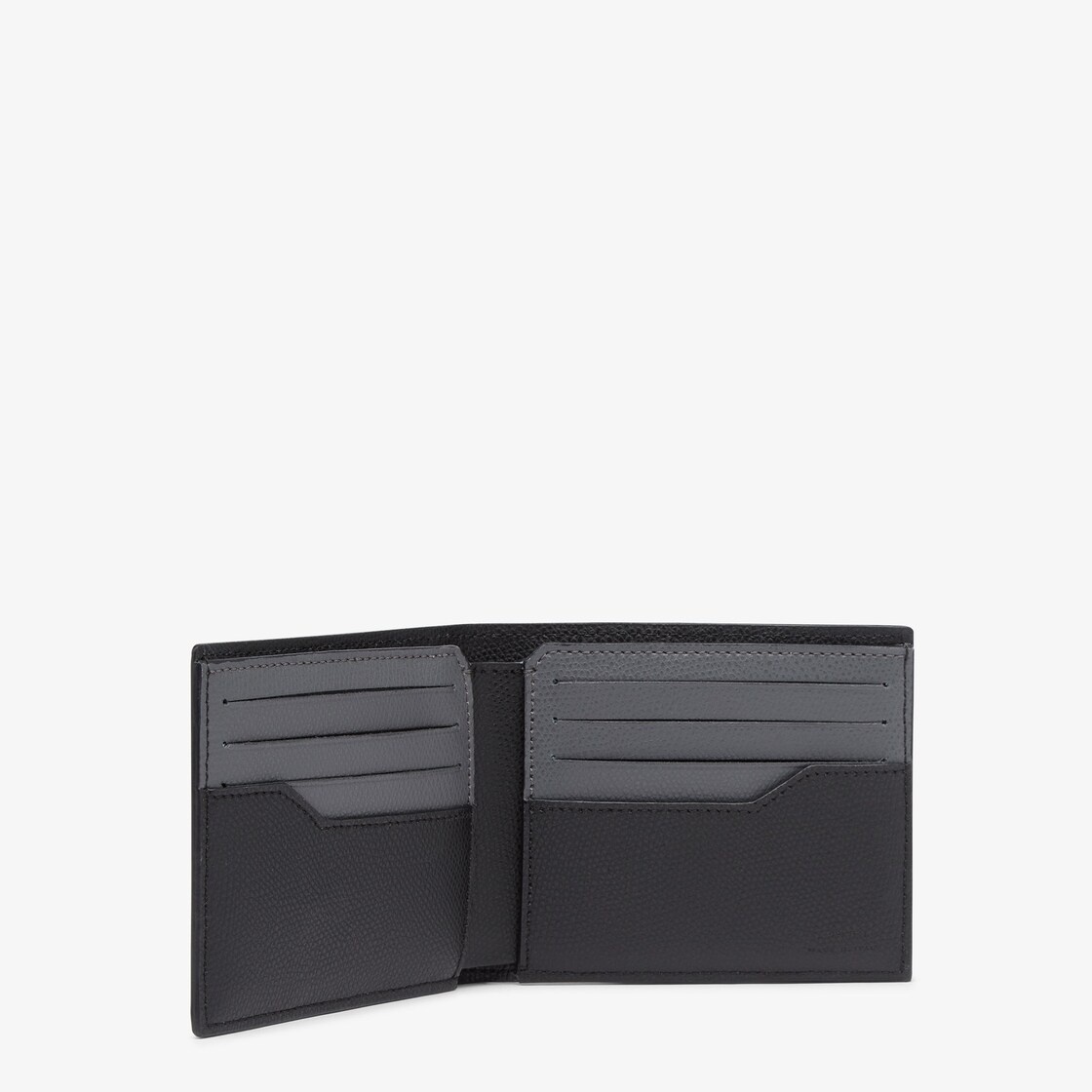 Wallet with eight interior card slots and one compartment for banknotes. Made of textured fabric wit - 3