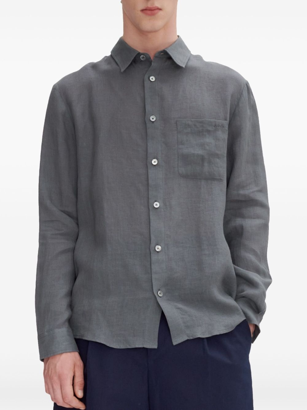 patch-pocket shirt - 2