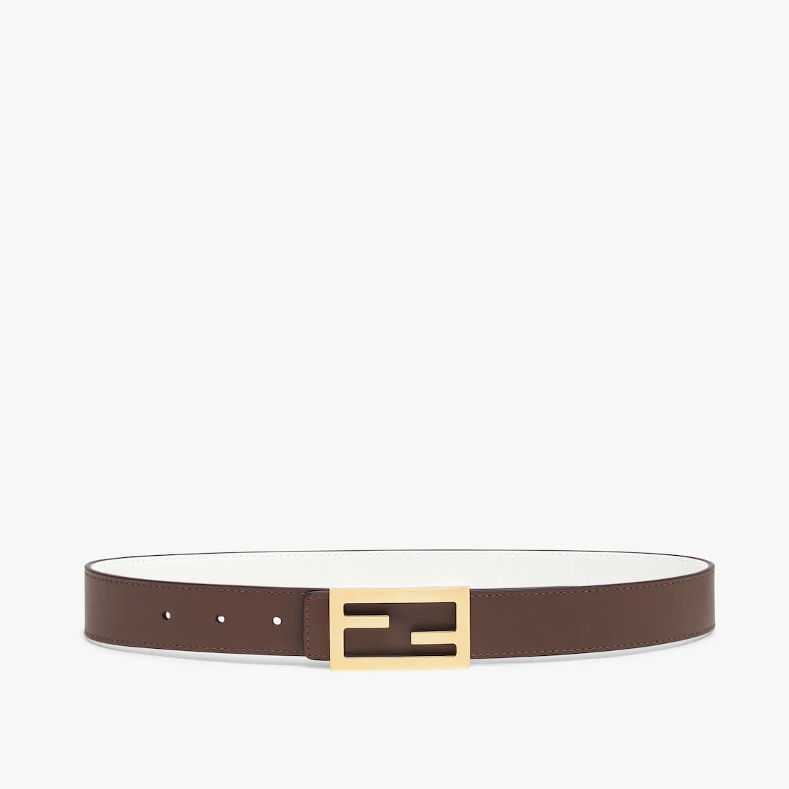 Brown leather belt - 1