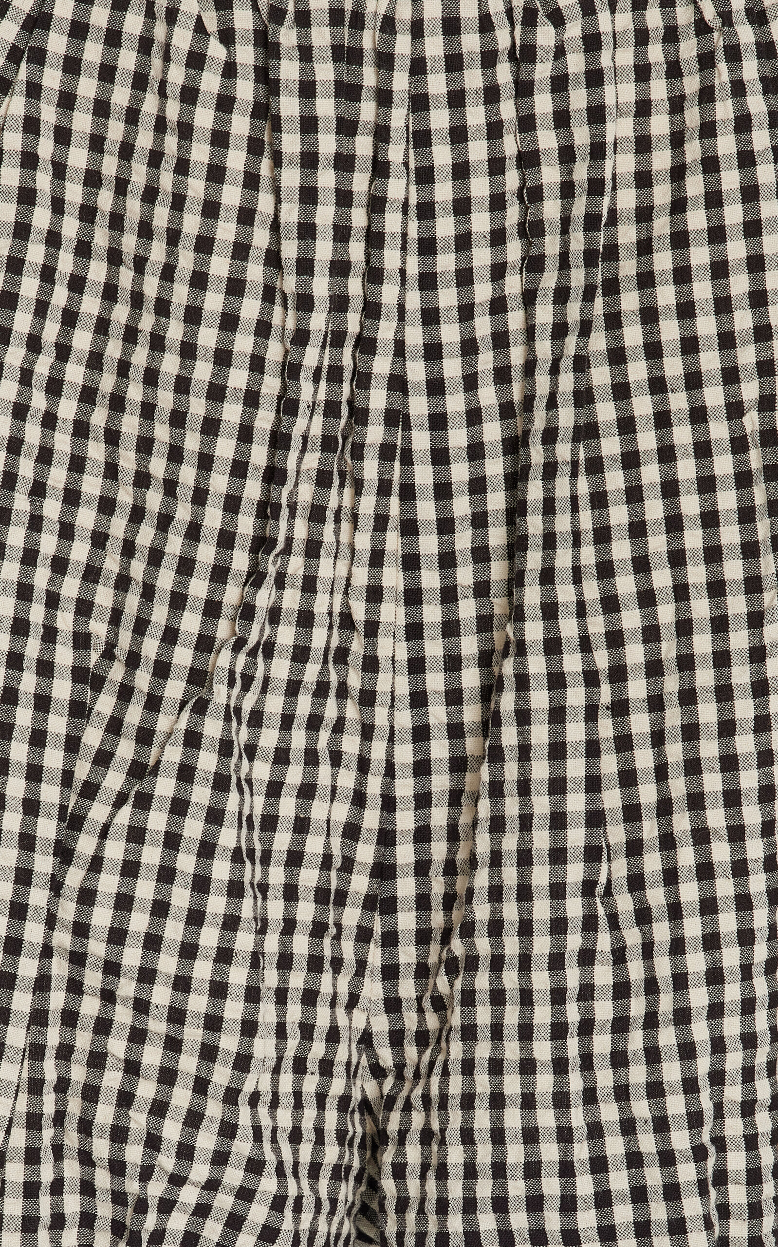 Aurelia Gingham Cotton Shorts black - 5