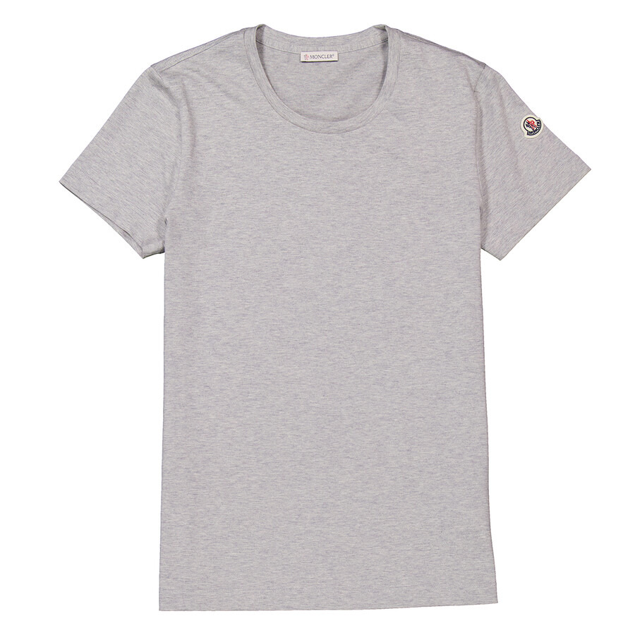 Moncler Logo Patch Cotton T-Shirt - 5