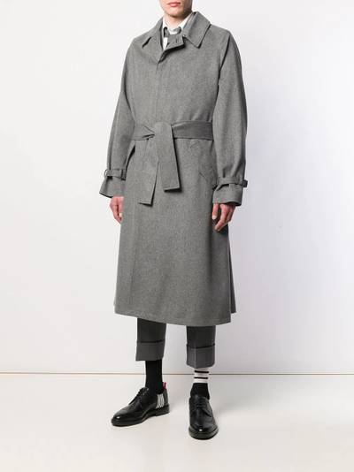 Thom Browne raglan-sleeve cashmere car coat outlook