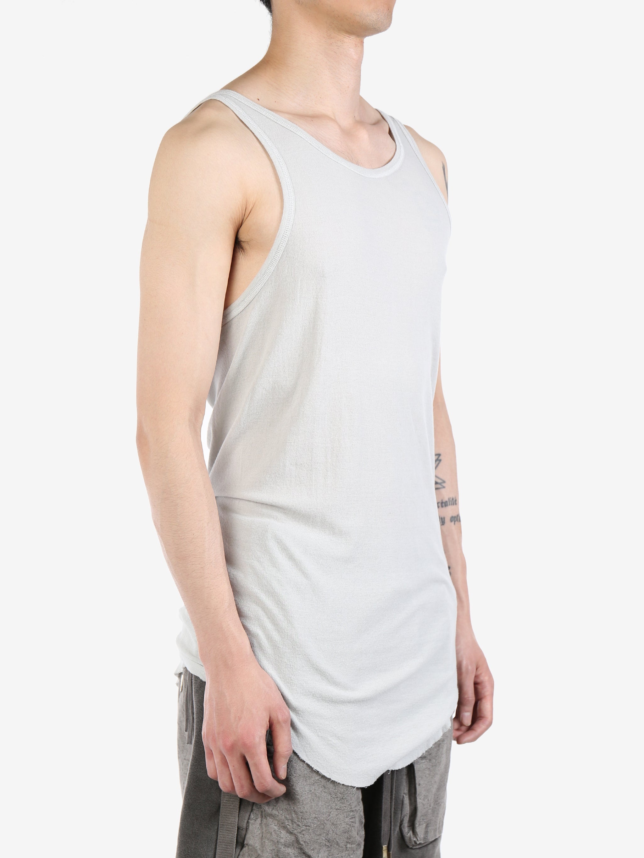 BORIS BIDJAN SABERI Men TANK0.1 F0401T LIGHT GREY - 1