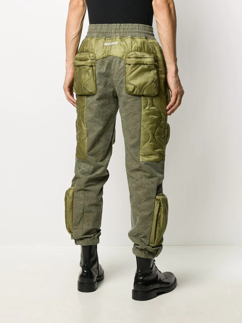 padded cargo trousers - 4