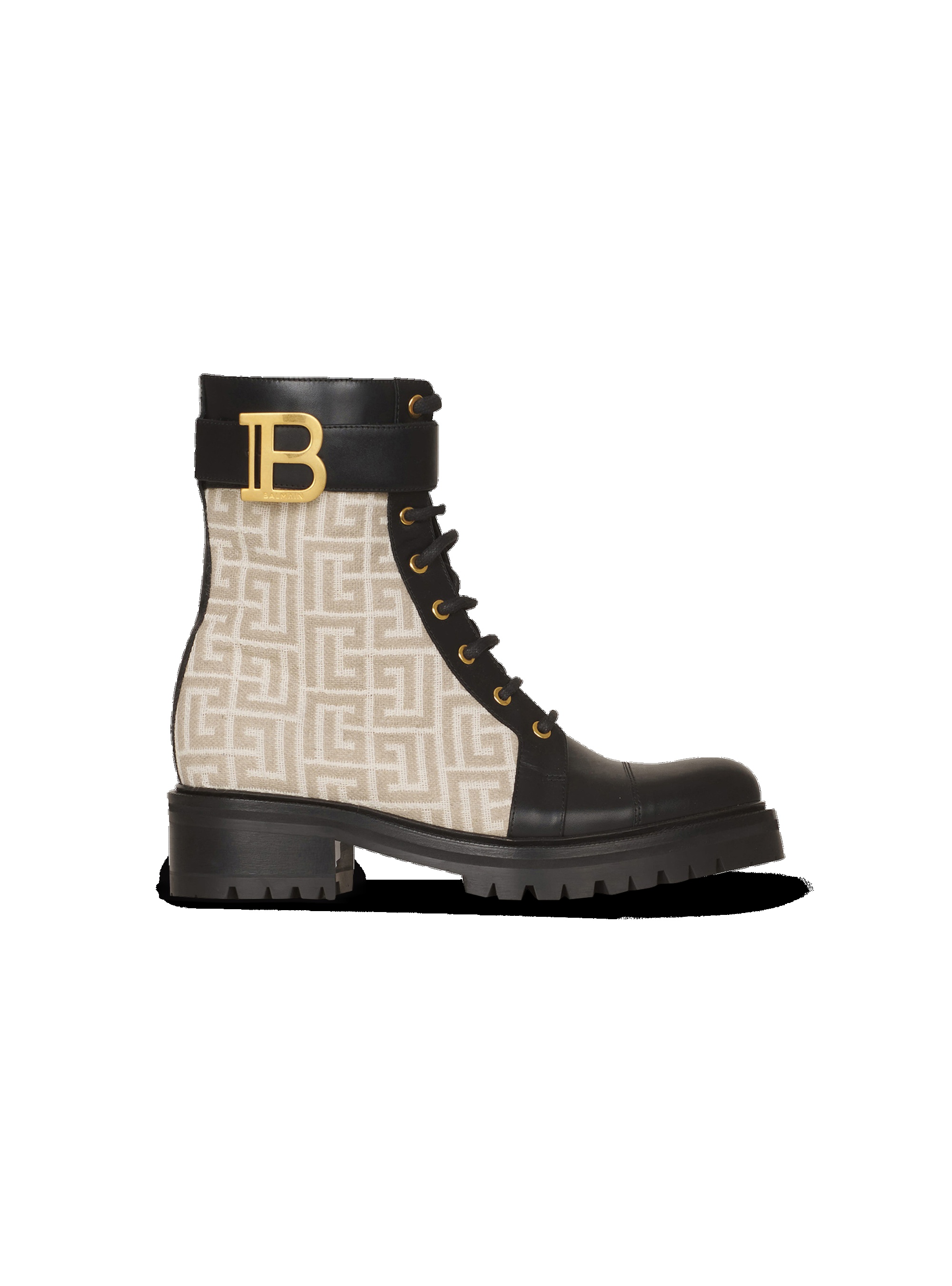 Bicolor jacquard Ranger Romy ankle boots - 1