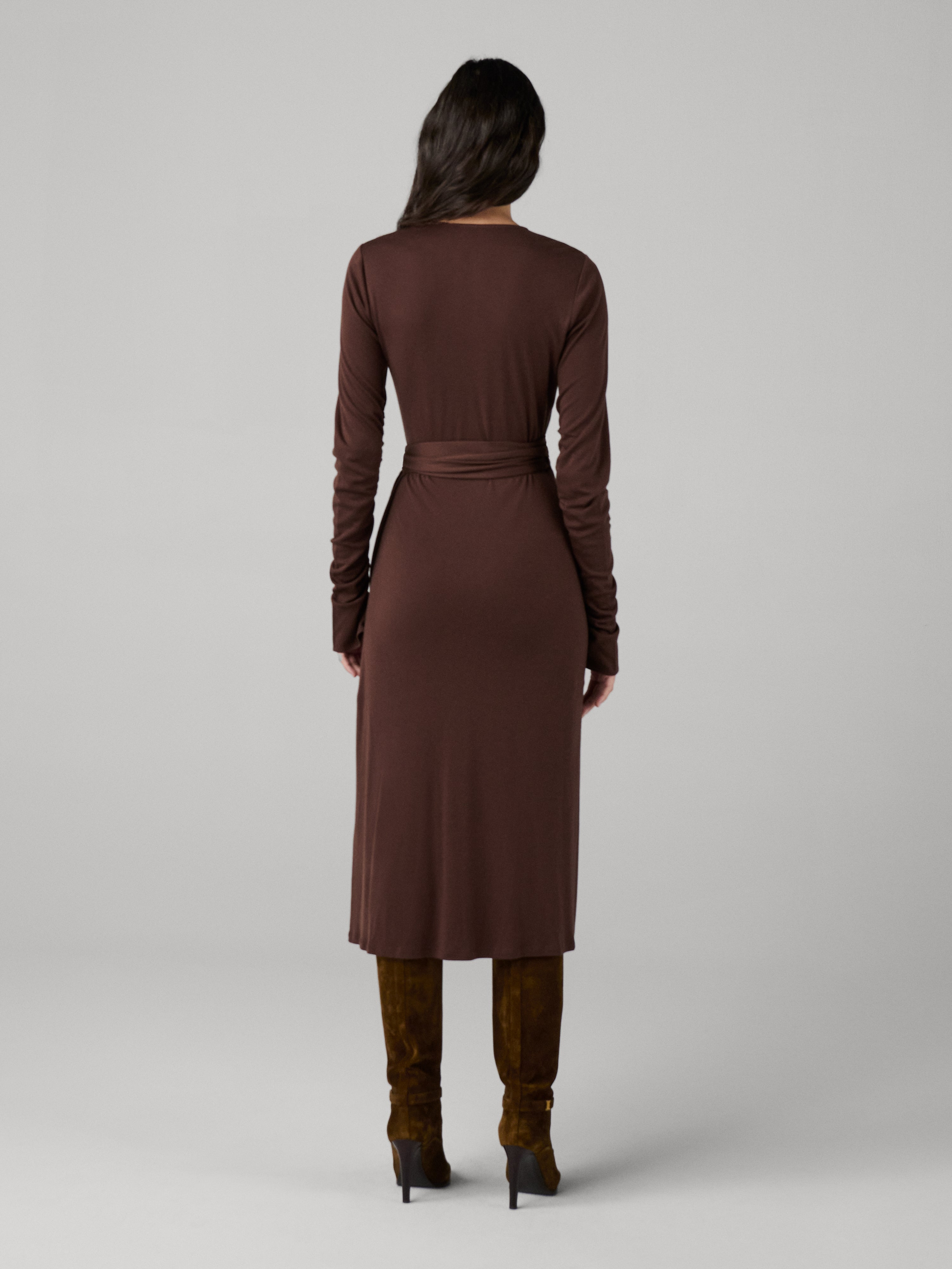 Daniella Knit Wrap Dress - 2