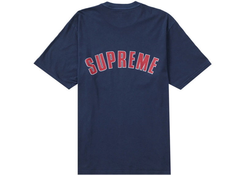 Supreme Supreme Cracked Arc S/S Top Blue outlook