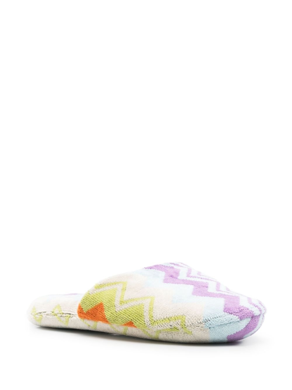 zigzag-print slippers - 2