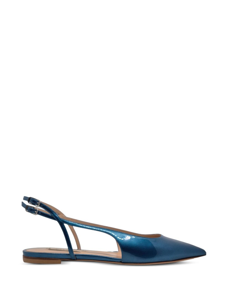 pointed-toe slingback ballet flats 1