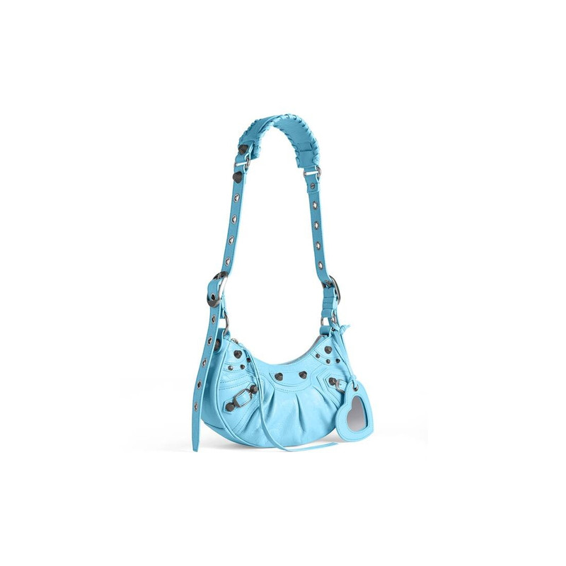 Women's Le Cagole Xs Shoulder Bag in Blue - 1