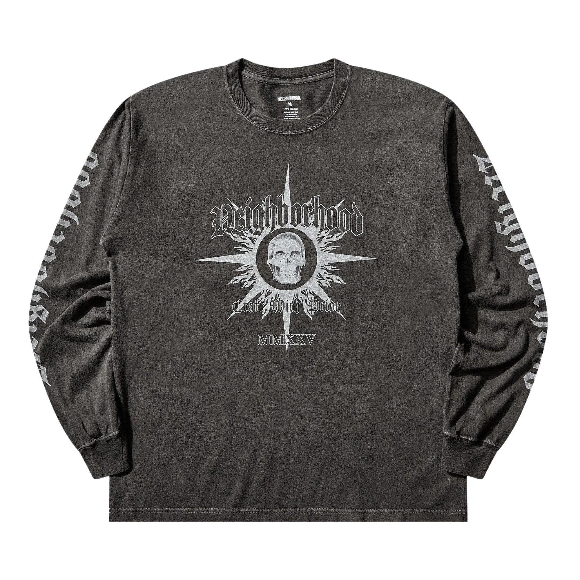 Neighborhood Long-Sleeve 15 Tee 'Black' - 1