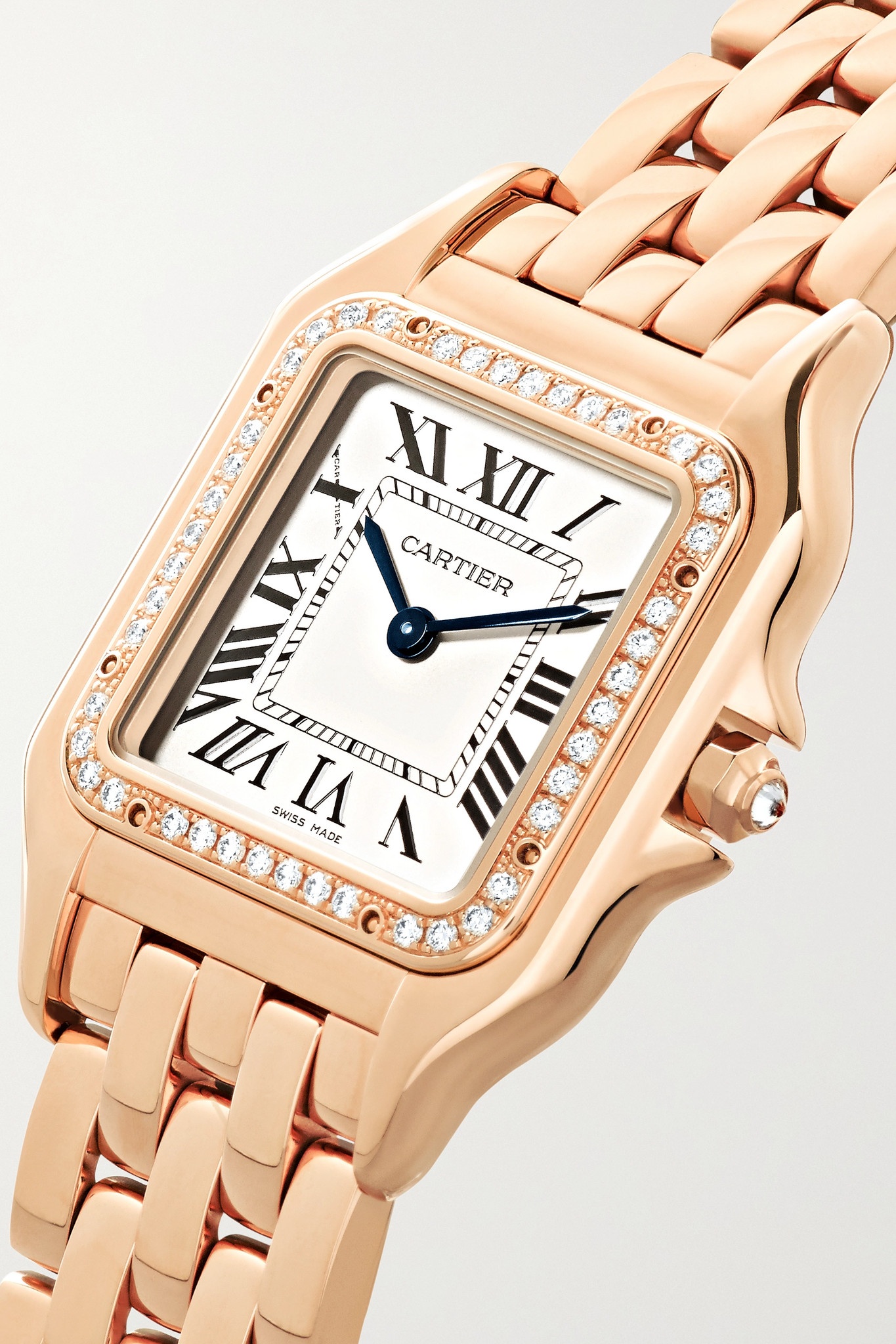 Panthère de Cartier medium 27mm 18-karat pink gold and diamond watch - 3