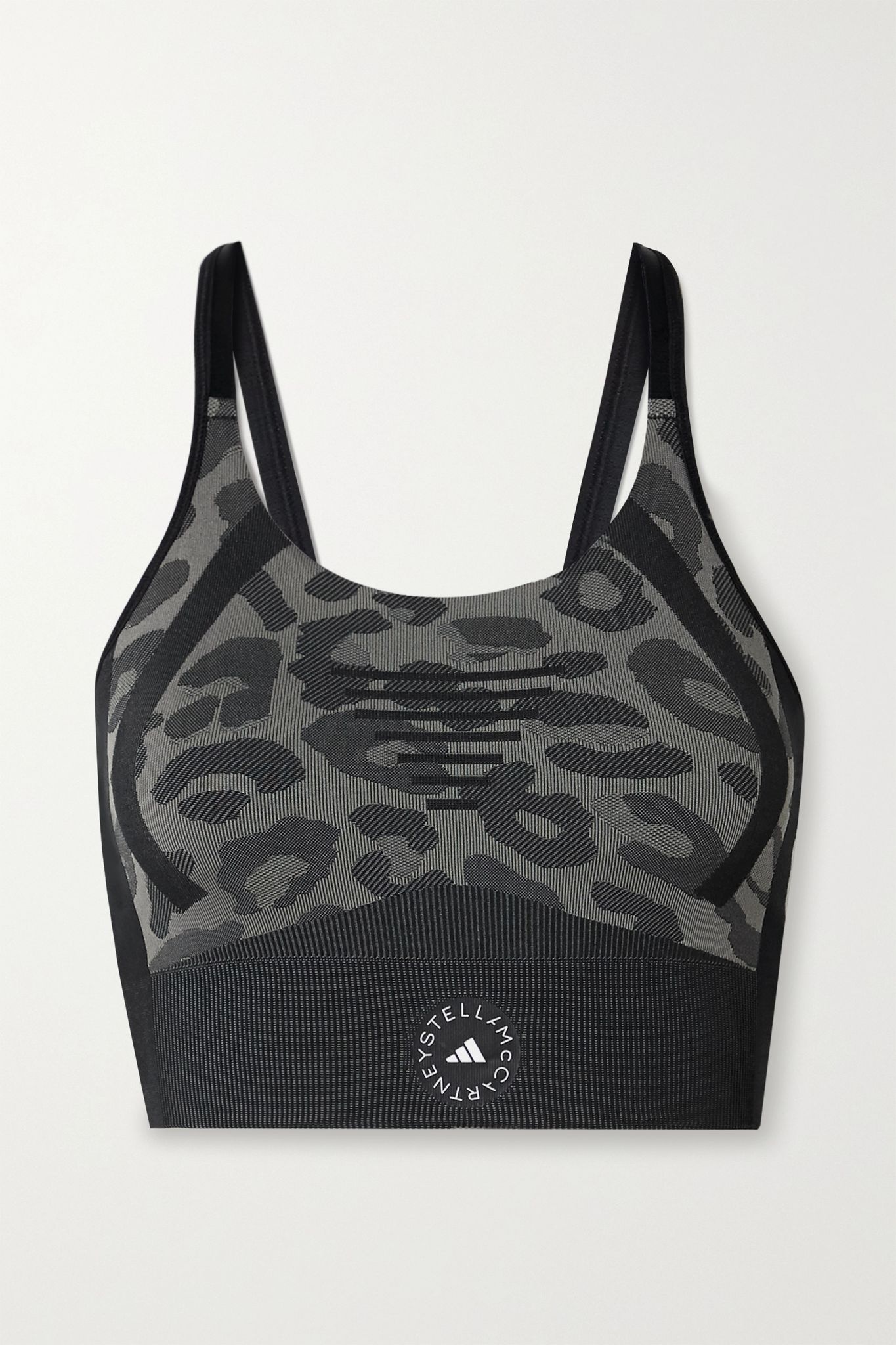 Truepurpose jacquard-knit sports bra - 1