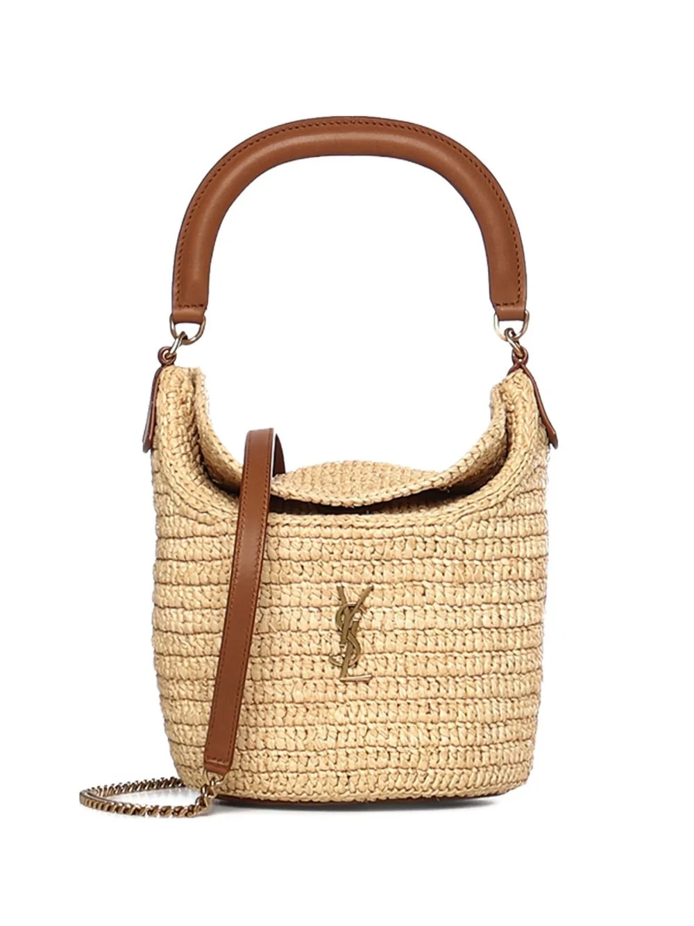 Gaby raffia bucket bag - 1