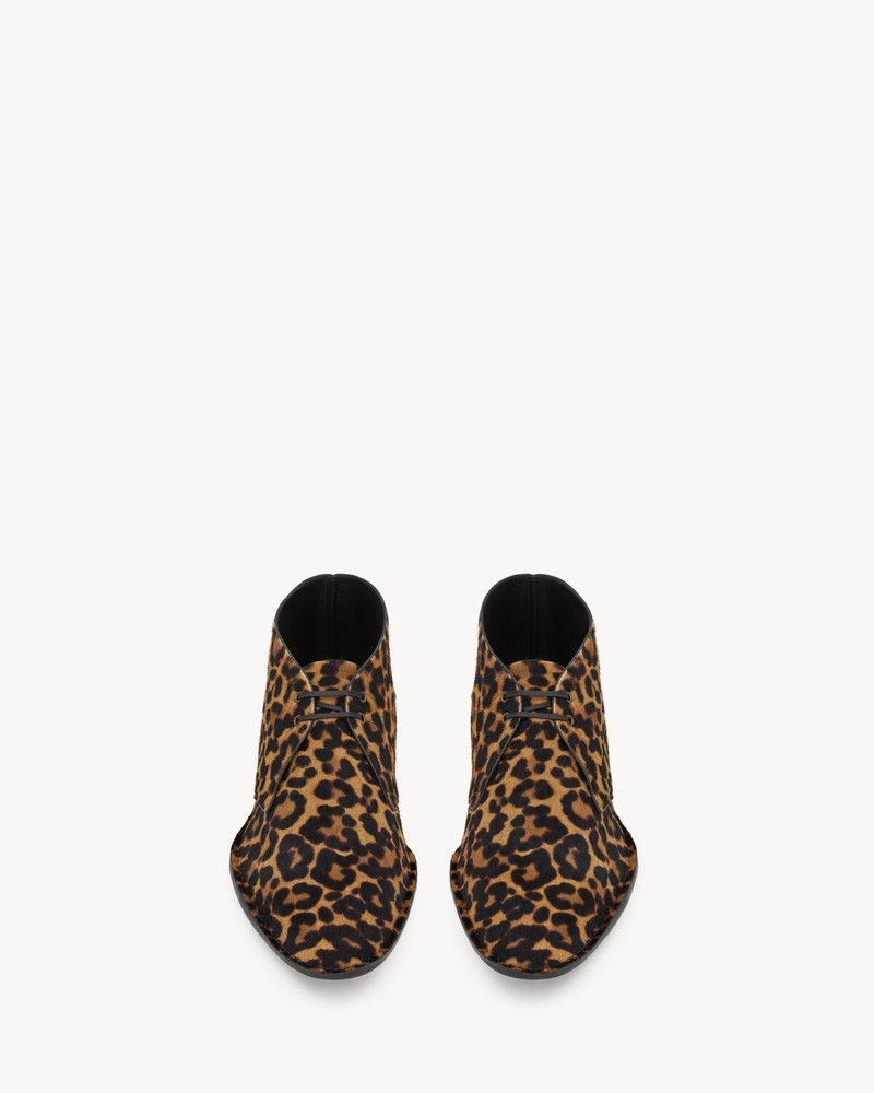 SAINT LAURENT VALENTIN BOOTS IN PONY HAIR LEATHER outlook