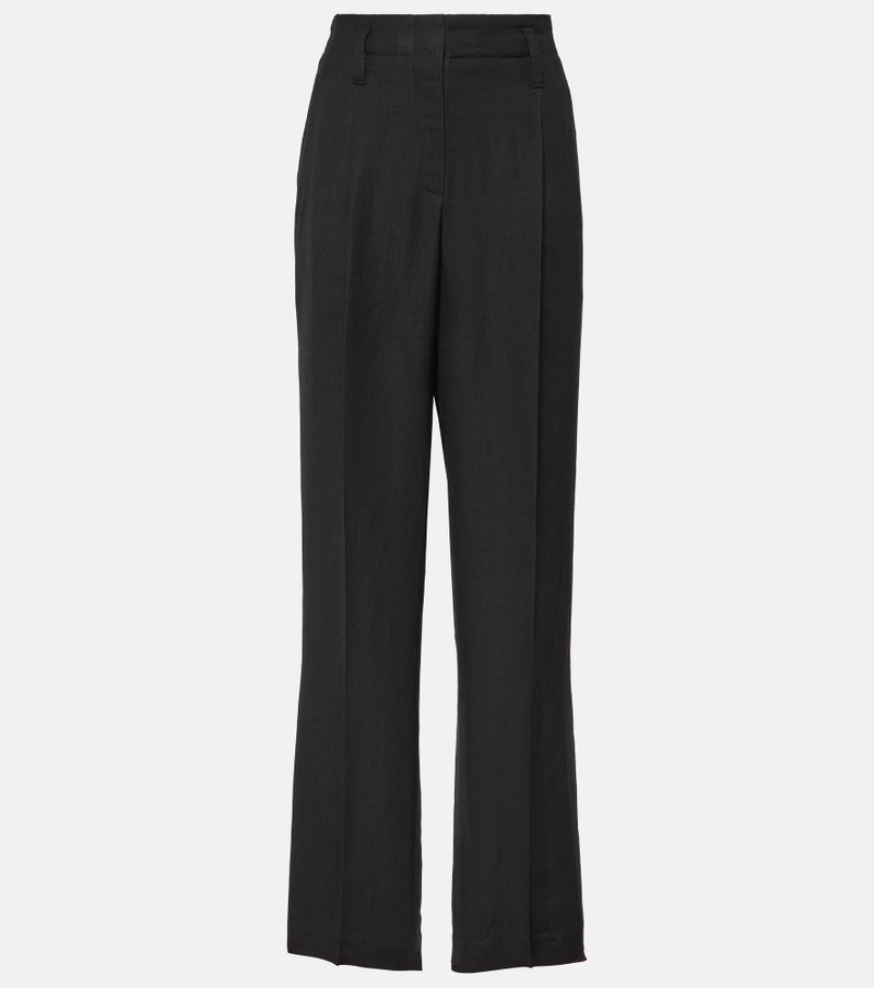 Twill straight pants - 1