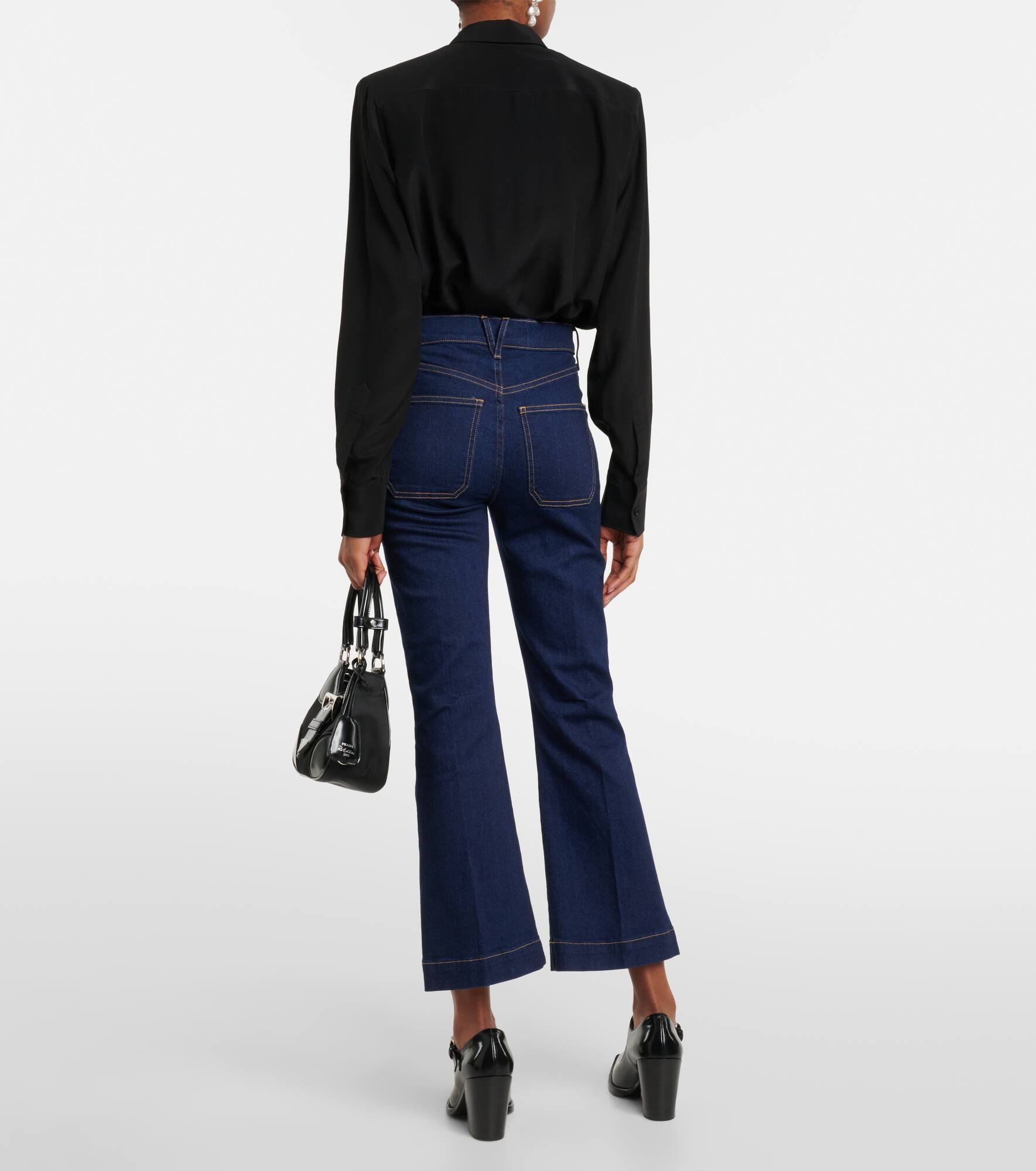 Carson cropped flared jeans - 3