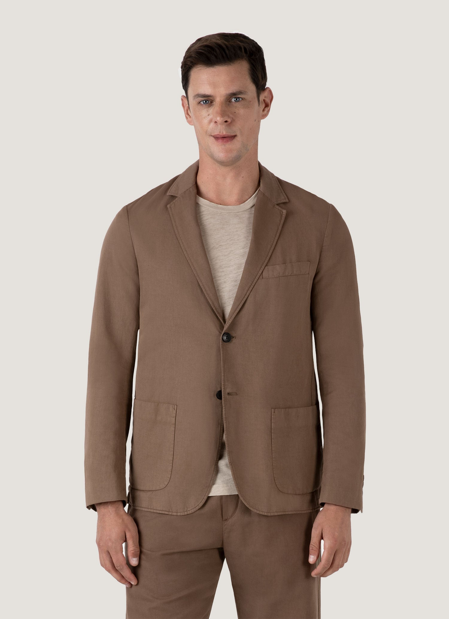 Cotton Linen Unstructured Blazer - 2