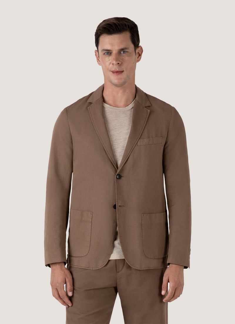 Cotton Linen Unstructured Blazer 2