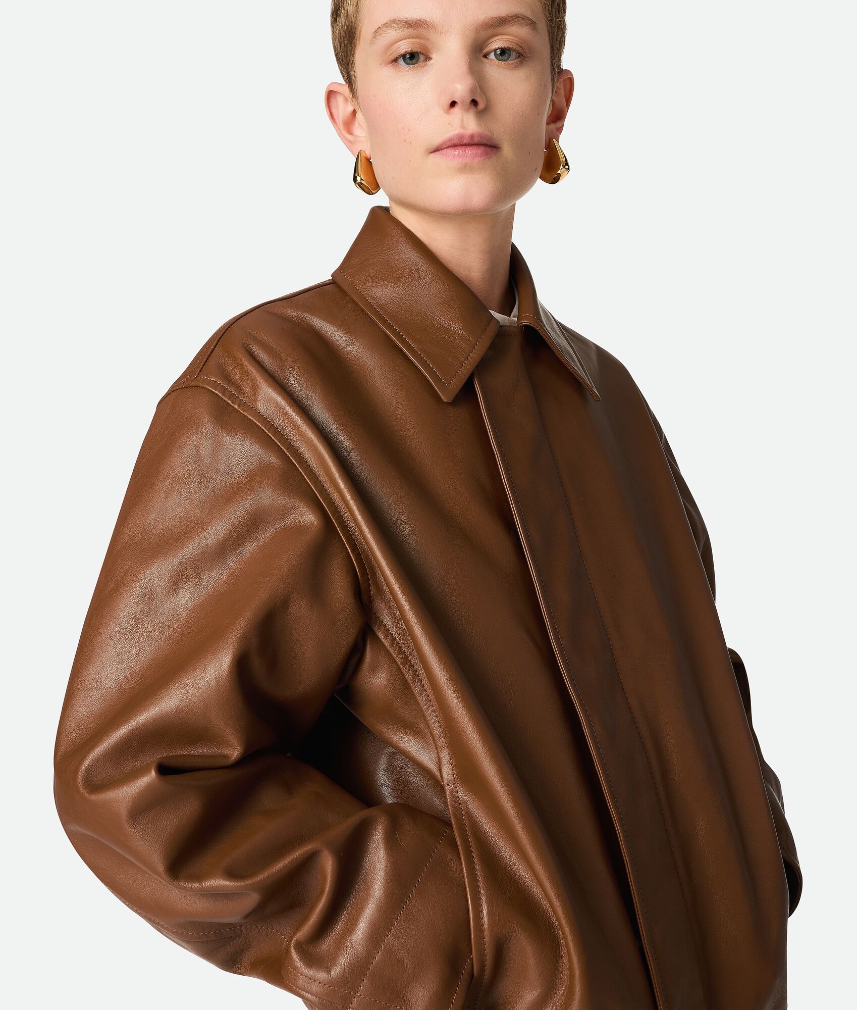 Leather Blouson - 4