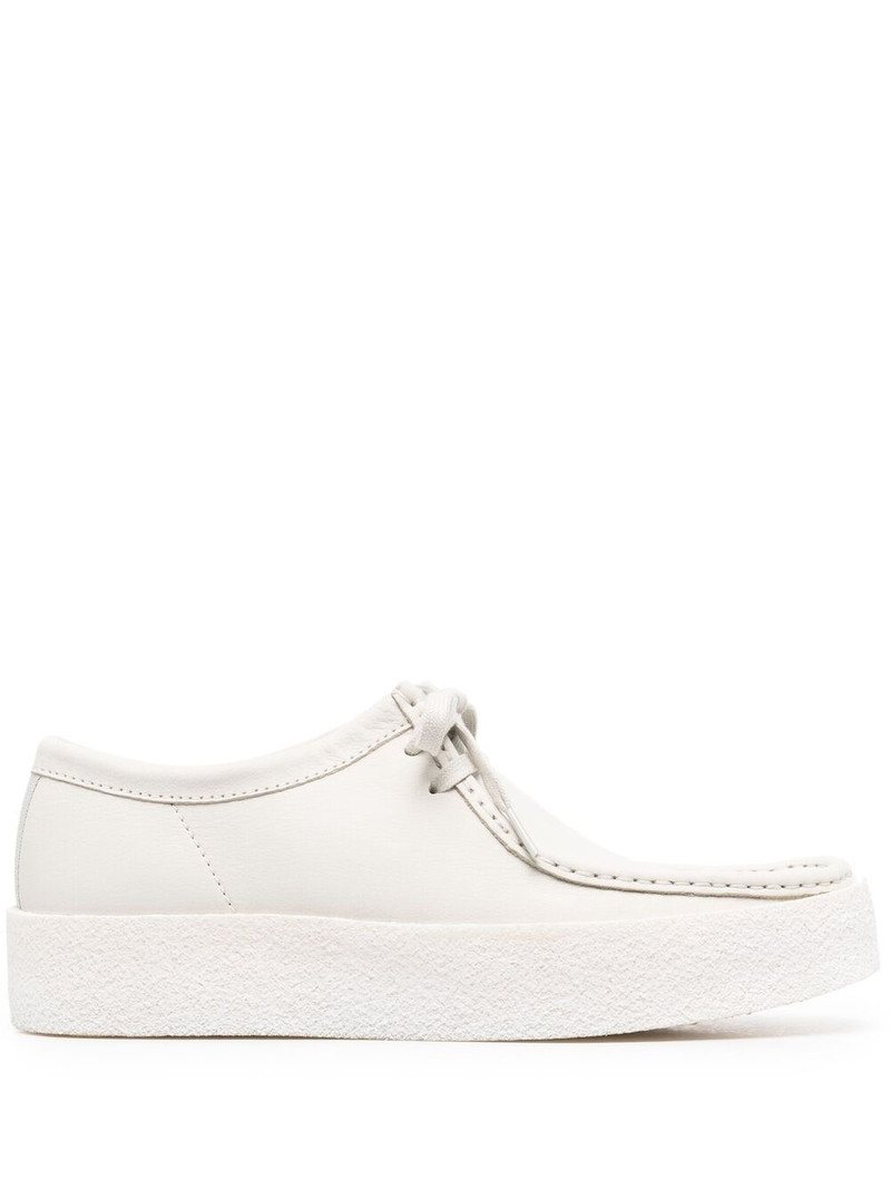 Wallabee lace-up leather shoes 1