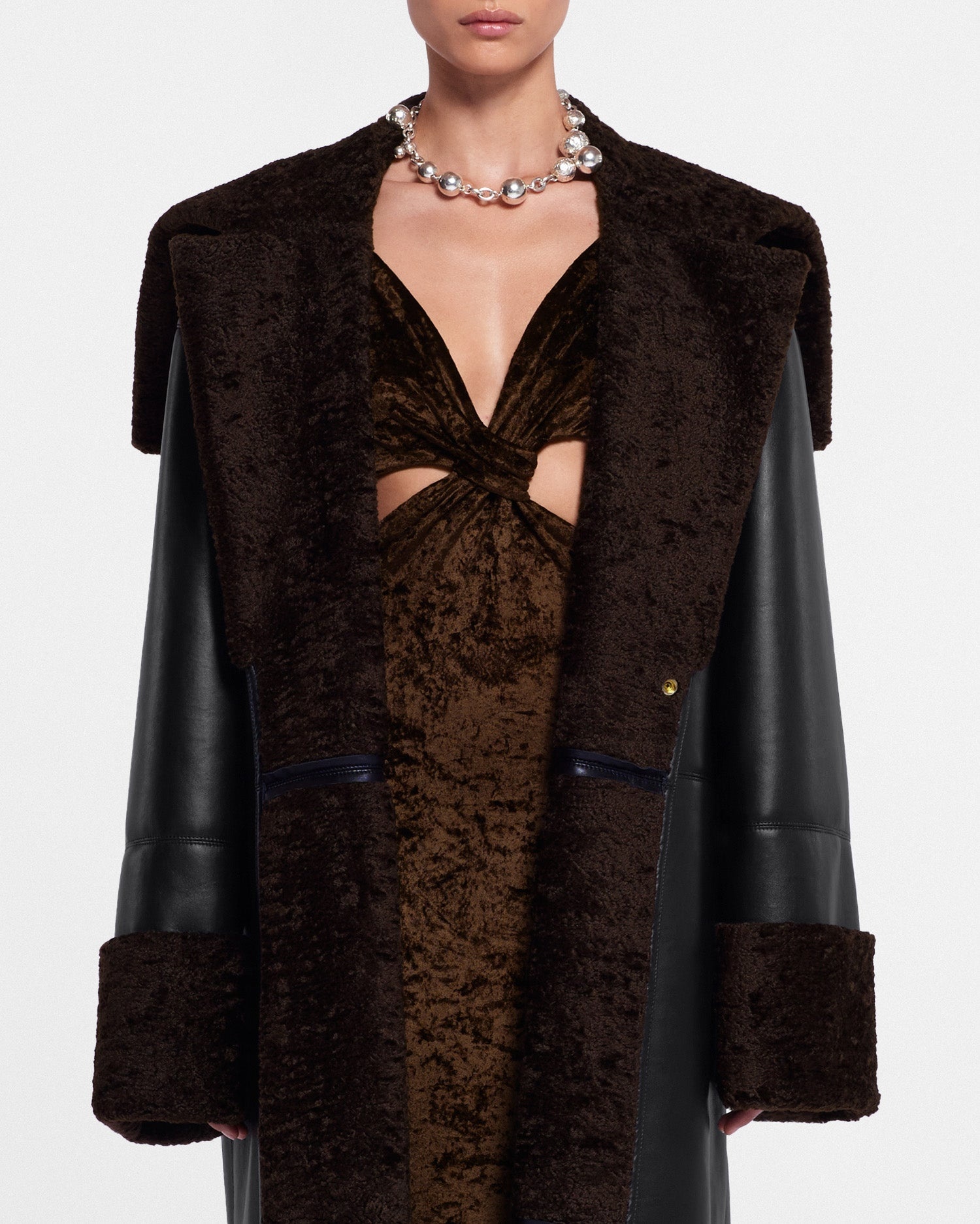Regenerated Leather Coat - 3