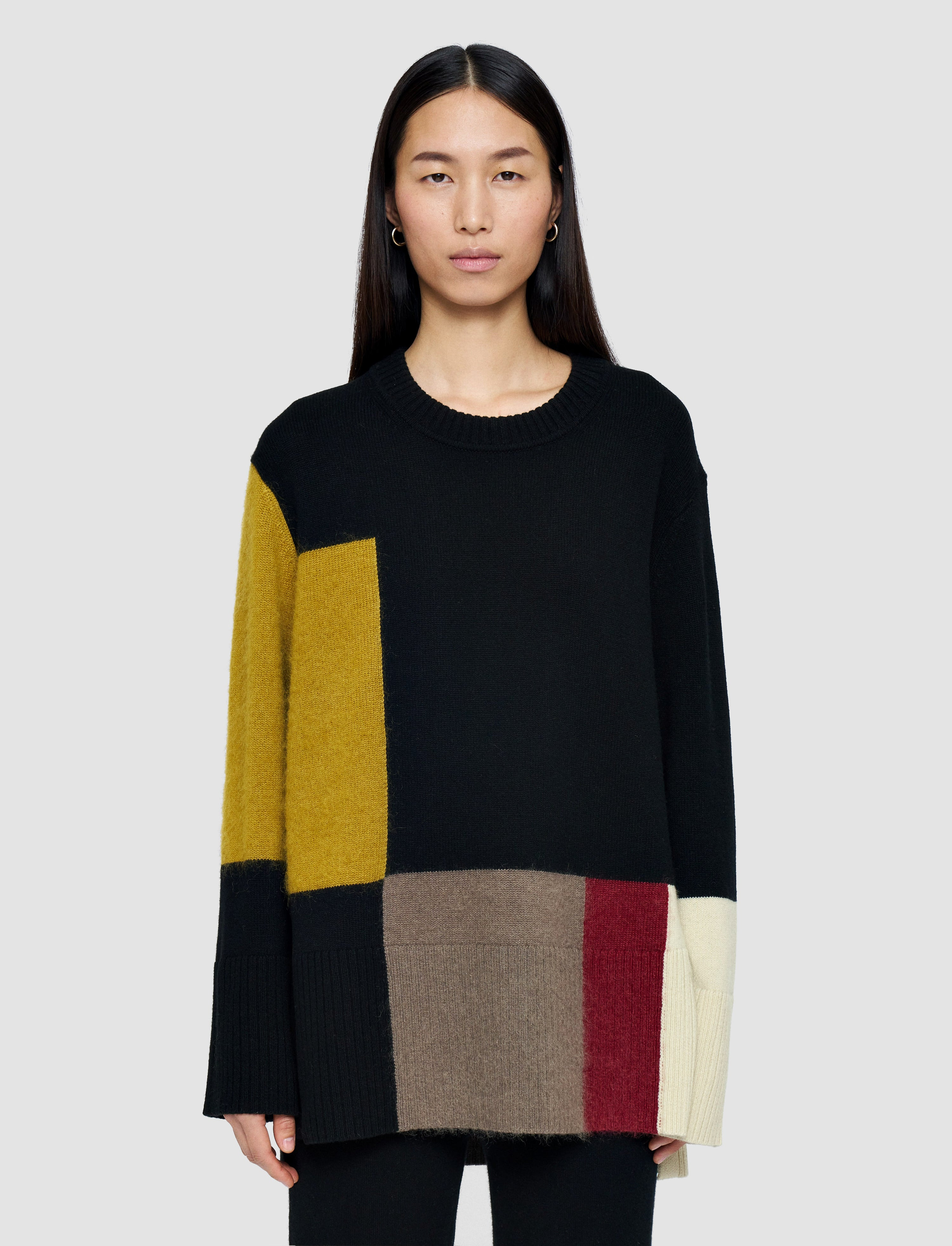 Overlay Wool Jumper - 3