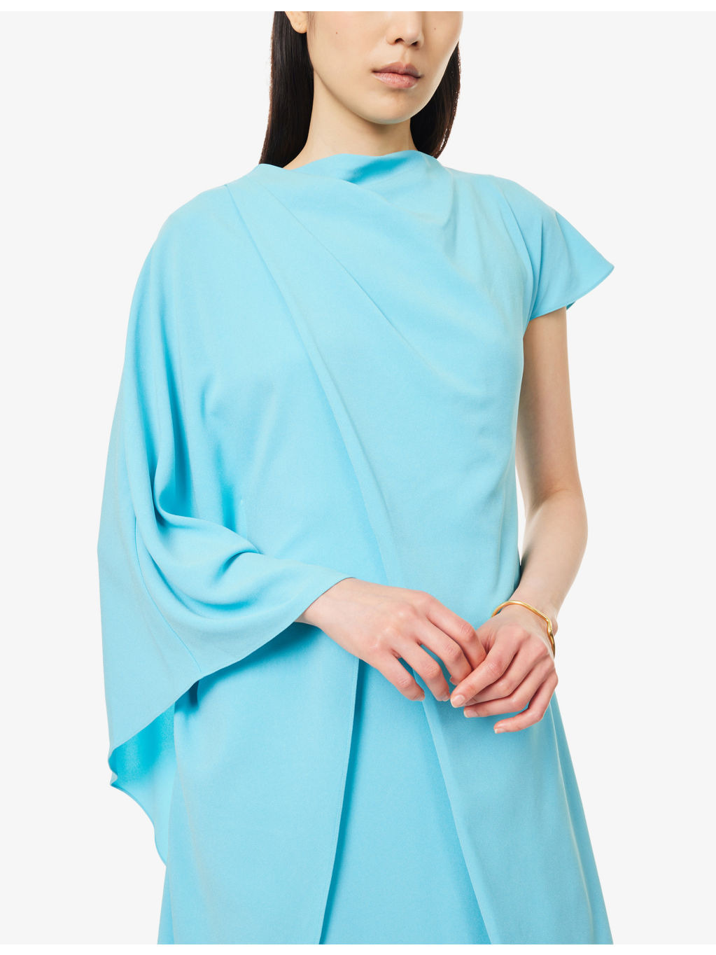 Hilmi Draped Woven Maxi Dress - 5