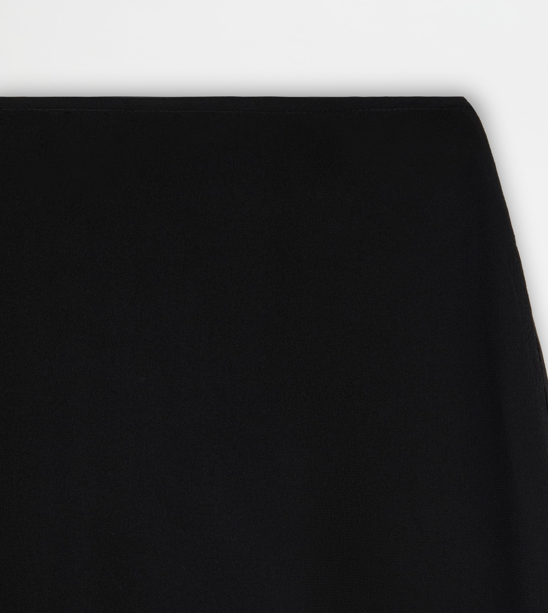 SKIRT IN SILK - BLACK - 2