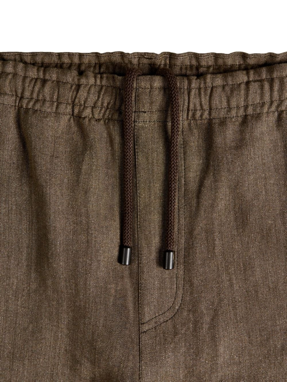 Coulisse linen trousers - 5