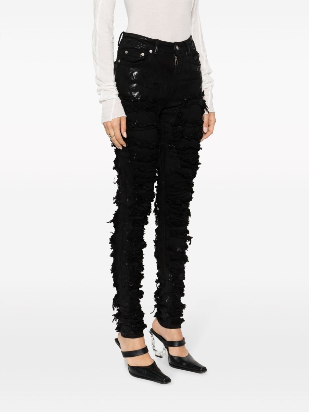 Detroit high-rise ripped skinny jeans - 3