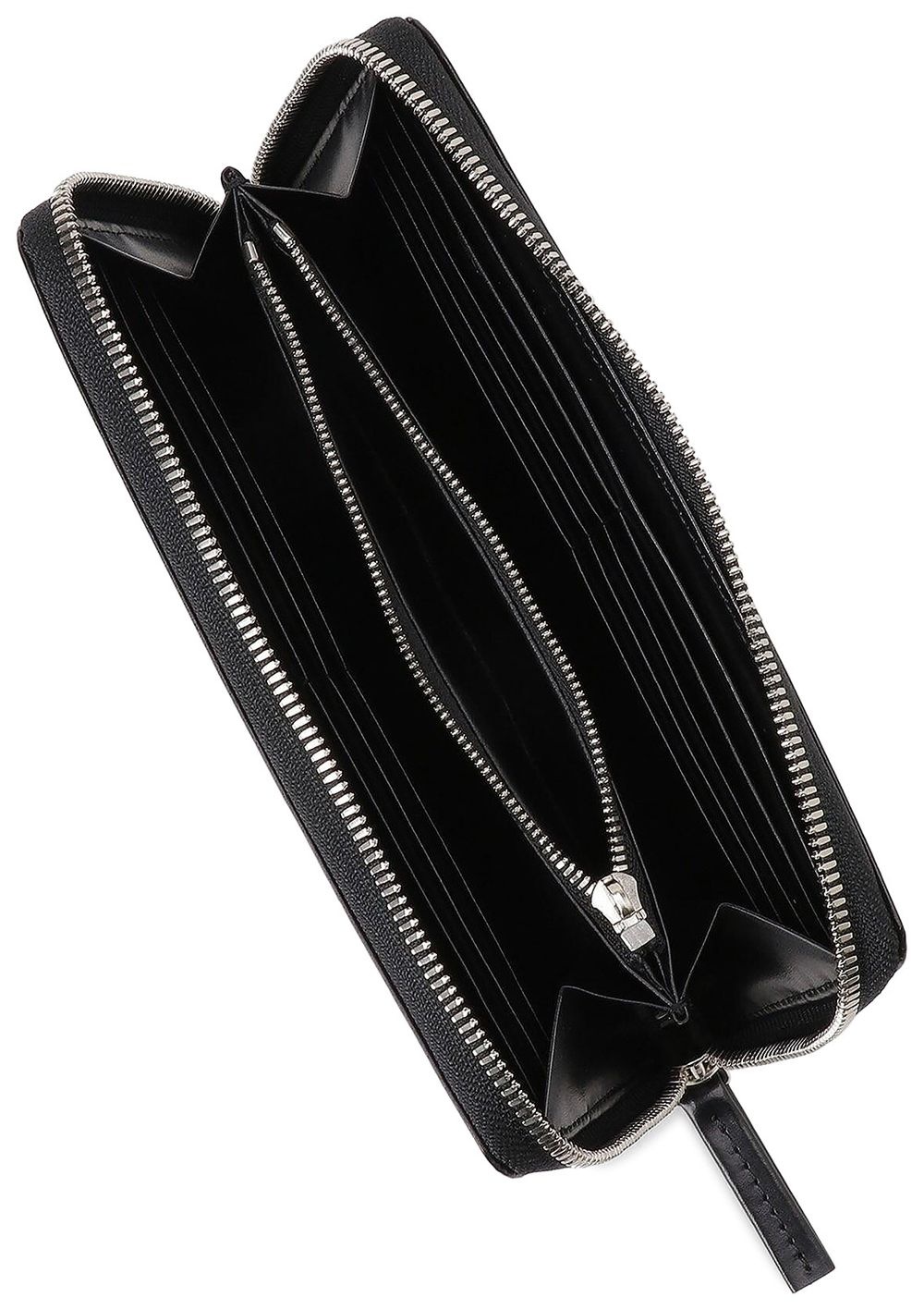 ZIP-AROUND WALLET LARGE (BLACK) - 3