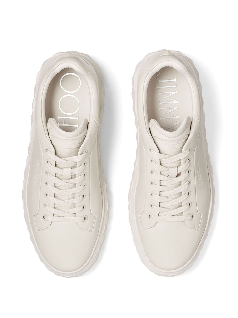 Diamond Maxi leather sneakers - 4