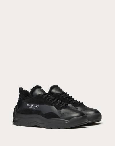 Valentino Gumboy Sneaker with shearling lining outlook