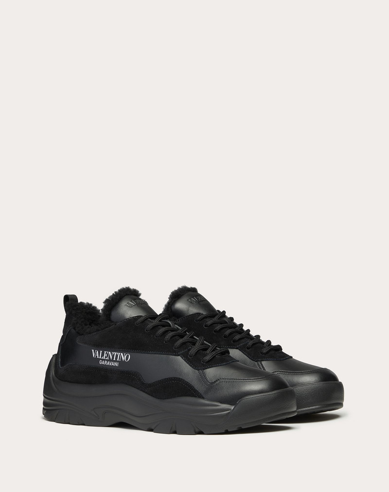 Valentino Gumboy Sneaker with shearling lining outlook