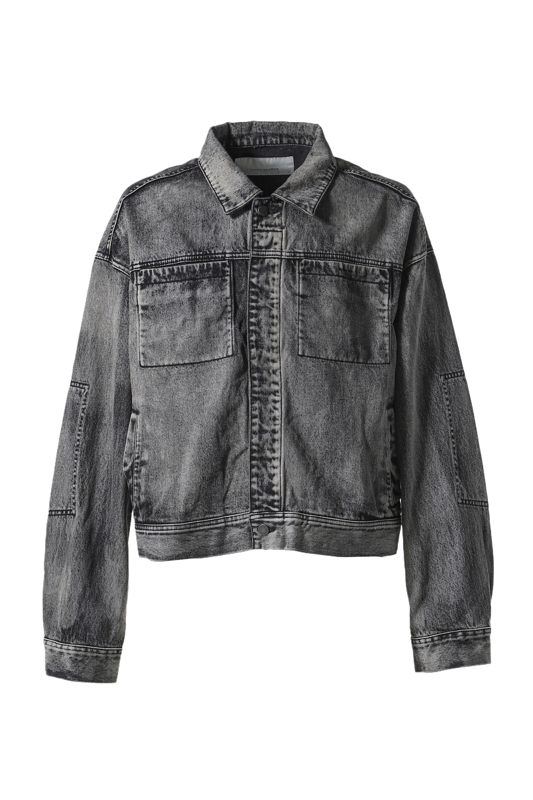 GEM DENIM JACKET / CHARGRILL - 1