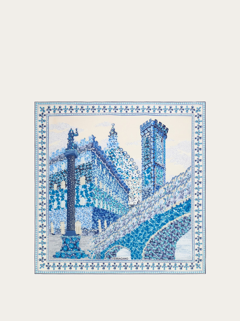 Palazzo print silk scarf 1