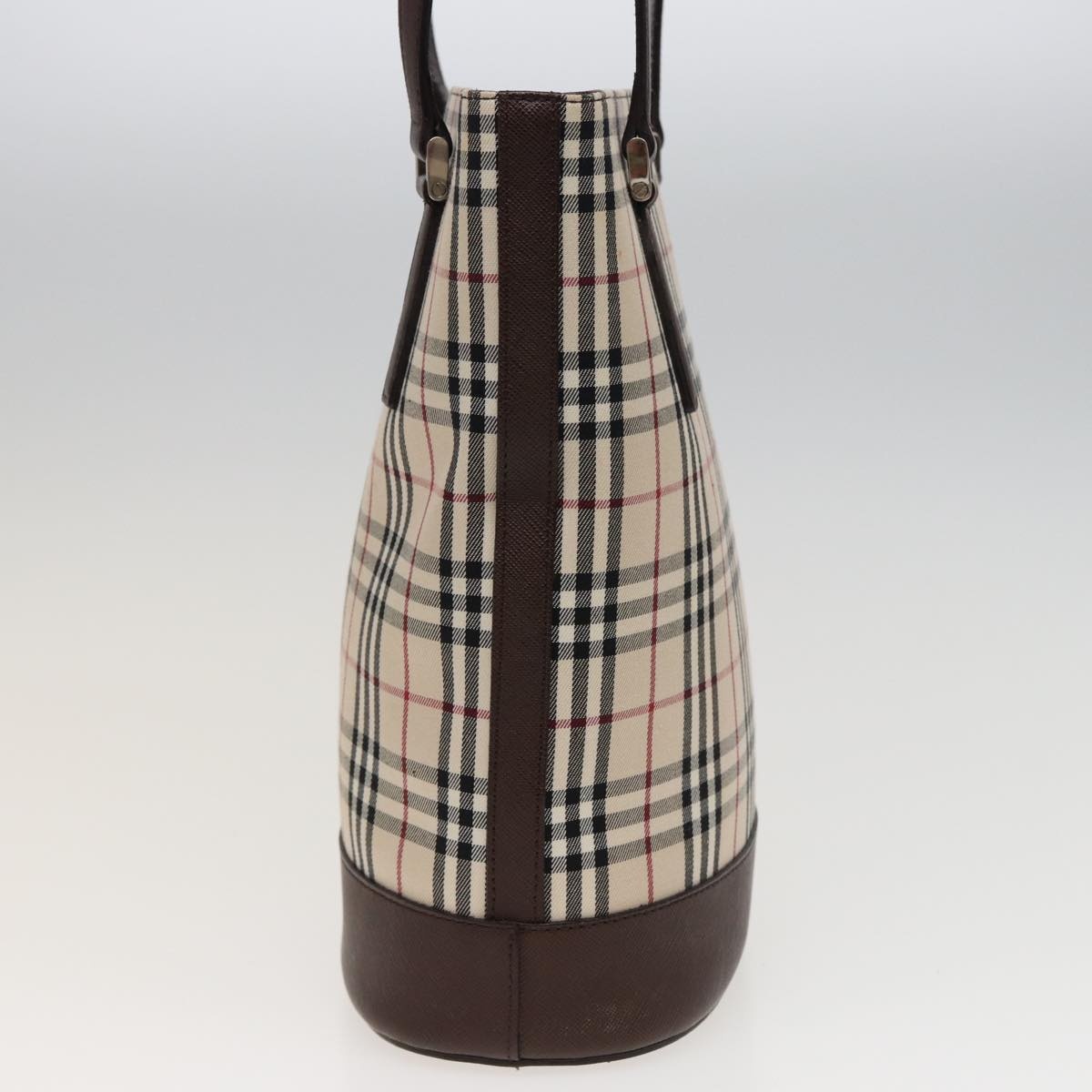 Burberry Nova Check Tote Bag Canvas Beige - 5