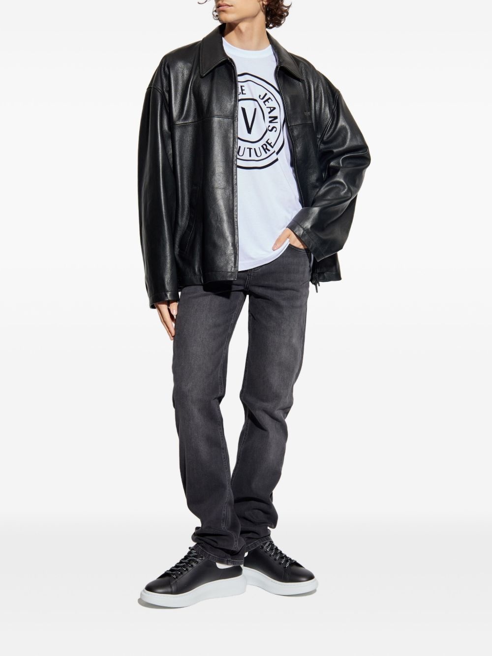 logo-print T-shirt - 2