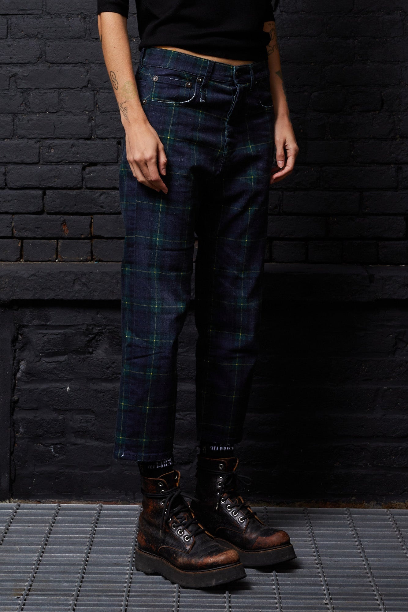 TAILORED DROP - PRINTED TARTAN - 3