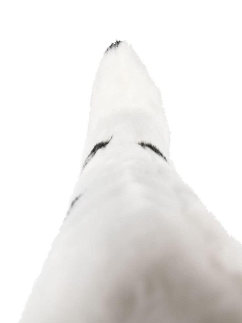 110mm faux-fur 로고 인쇄 부츠 4