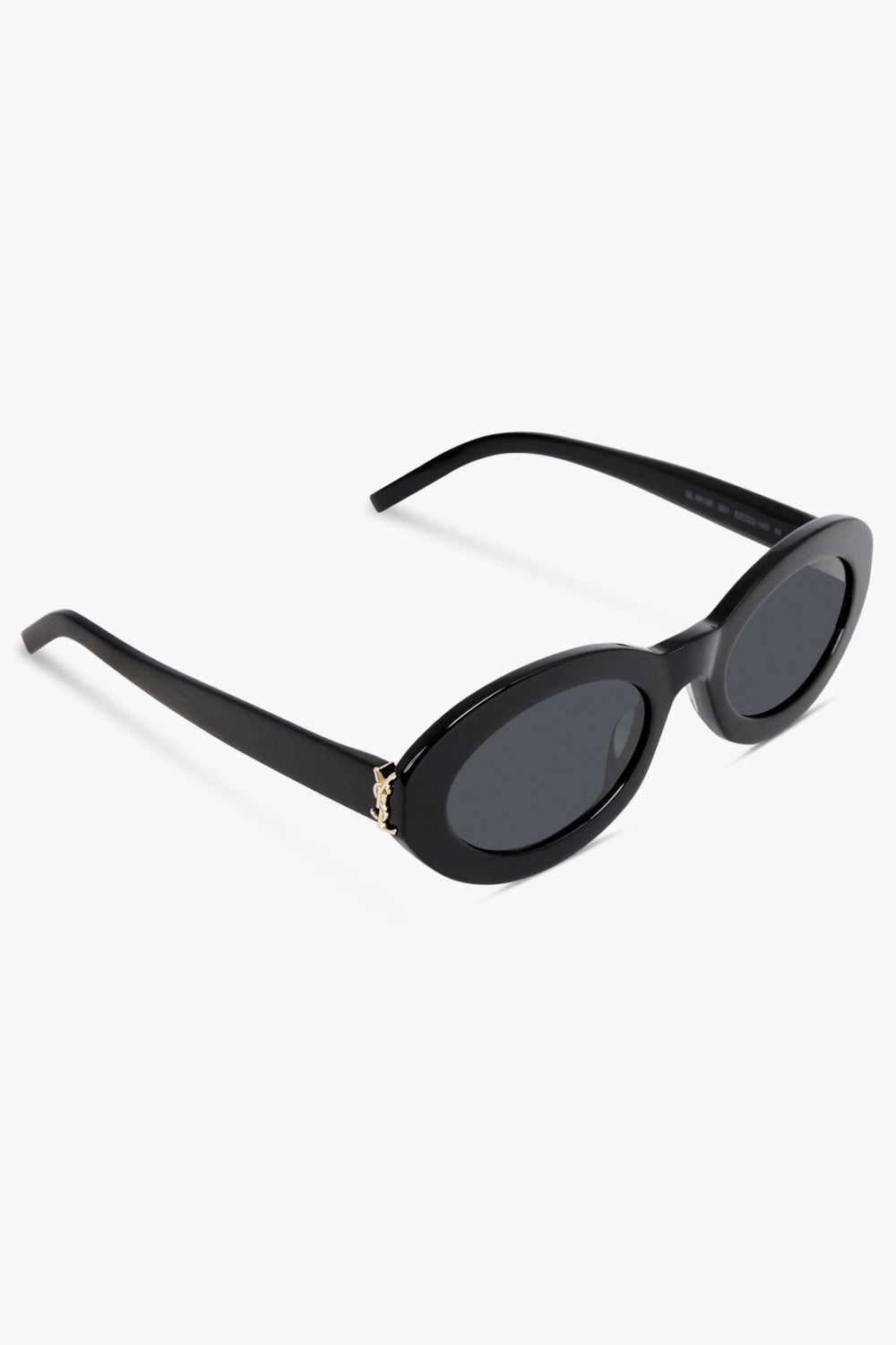 SL M136 MONOGRAMME ACETATE SUNGLASSES | BLACK + LIGHT GOLD/BLACK - 2