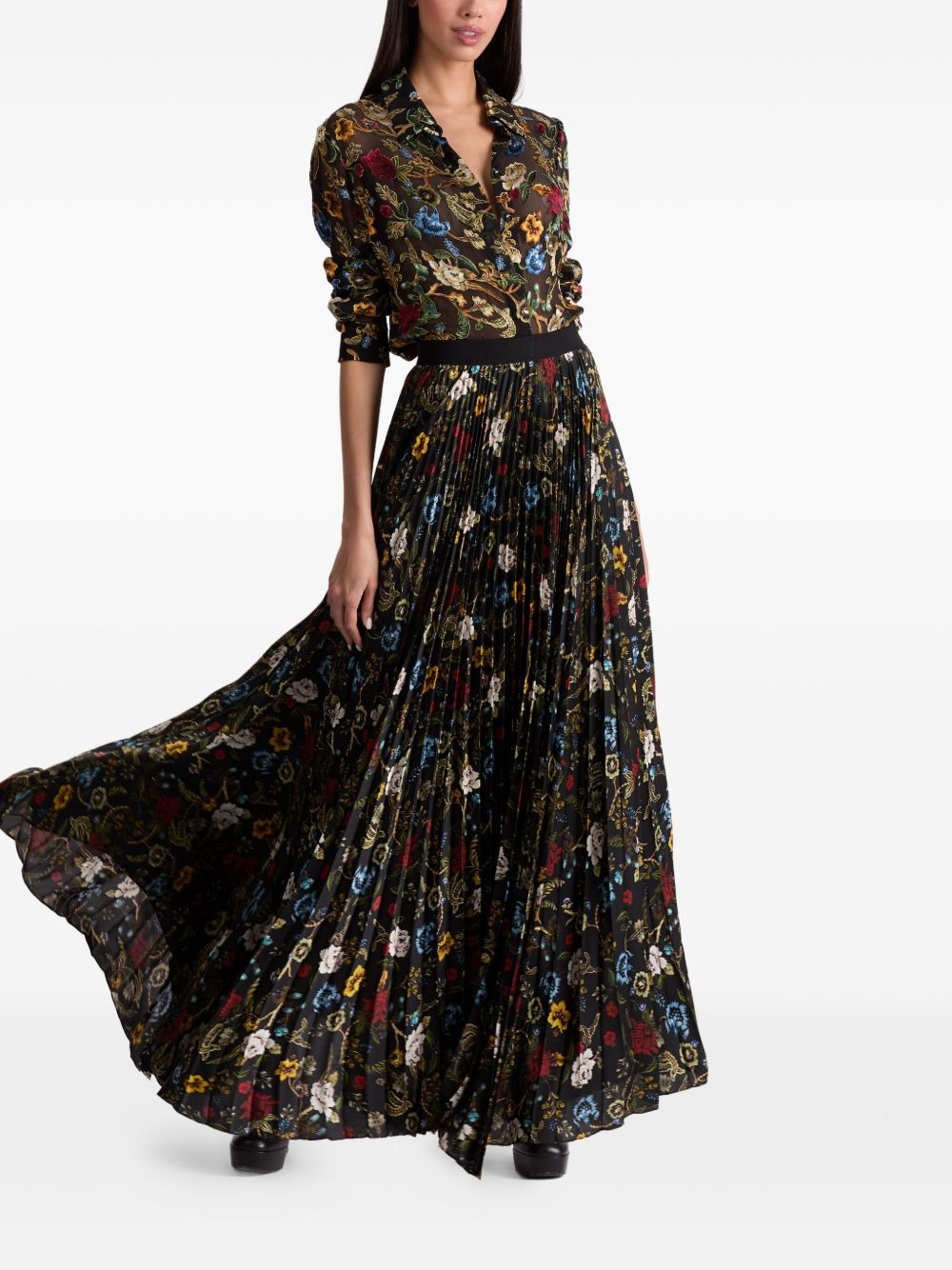 Katz pleated maxi skirt - 2
